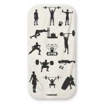 حوله بدنسازی مردونه سفید مشکی