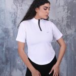 تیشرت نیم‌زیپ زنانه