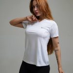تیشرت زنانه یقه هفتی نایکی